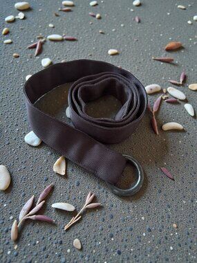 PETER MILLAR Crown Club Men's Gray Belt Size Large